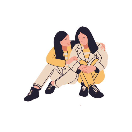 Habilidades de afrontamiento - personas apoyándose mutuamente